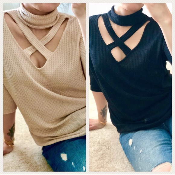 🏷Sale Wafer Cross Knit Taupe - Picture 4 of 5